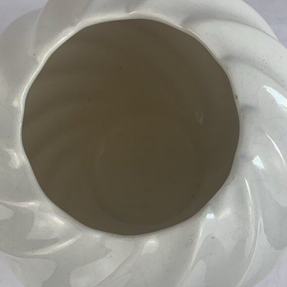 Vintage California Pottery Vase White Ceramic MCM - Picture 10 of 11